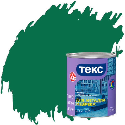Эмаль алкидная ПФ-115 для дерева и металла Текс