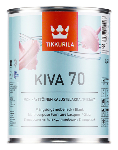 Лак для мебели Tikkurila Kiva 70 / Тиккурила Кива 70 глянцевый