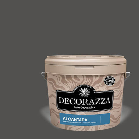 Декоративная штукатурка с эффектом замши и нубука Decorazza Alcantara / Декорацца Алькантара
