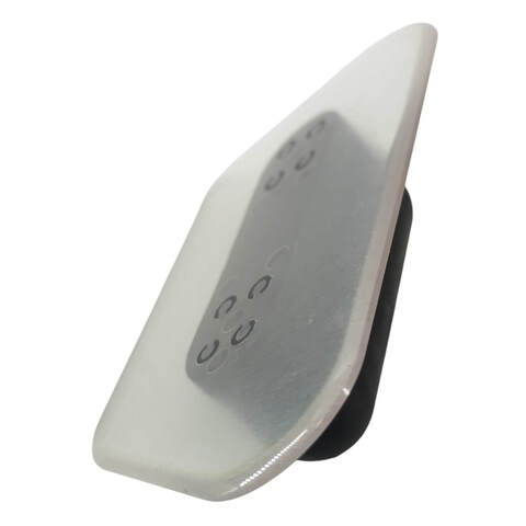 Мини-кельма трапециевидная пластиковая прозрачная STMDecor RSL33-3 / СТМДекор