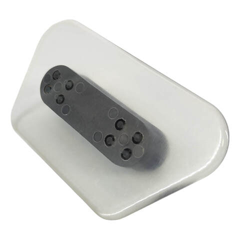 Мини-кельма трапециевидная пластиковая прозрачная STMDecor RSL33-3 / СТМДекор