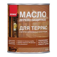 Масло деревозащитное для террас Neomid / Неомид