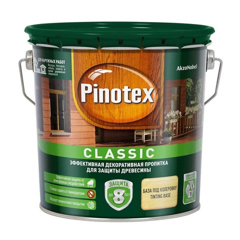 Пропитка для древесины Pinotex Classic / Пинотекс Классик
