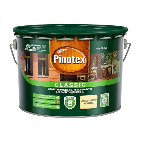 Пропитка для древесины Pinotex Classic / Пинотекс Классик