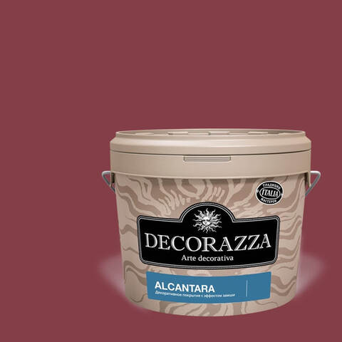 Декоративная штукатурка с эффектом замши и нубука Decorazza Alcantara / Декорацца Алькантара