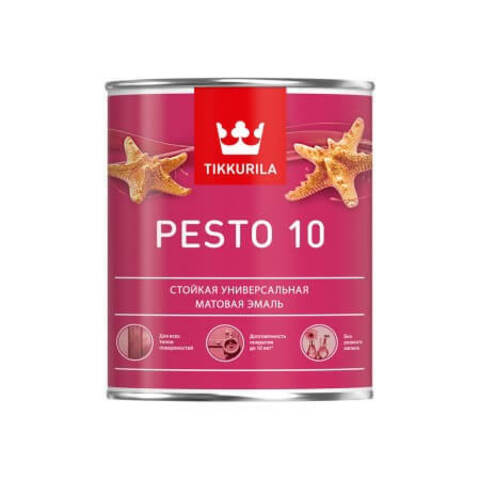 Эмаль интерьерная Tikkurila Pesto 10 / Тиккурила Песто 10 матовая