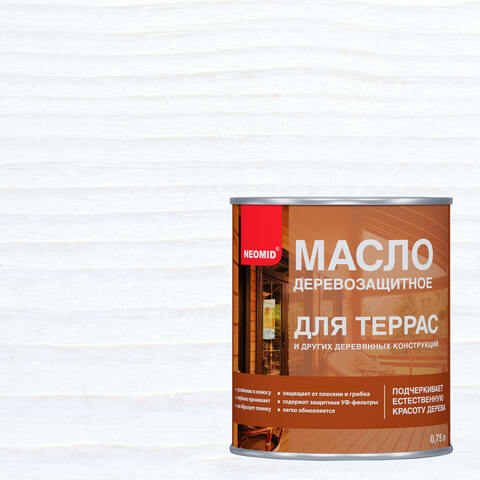 Масло деревозащитное для террас Neomid / Неомид