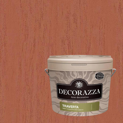 Декоративная штукатурка с эффектом камня травертина Decorazza Traverta / Декорацца Траверта