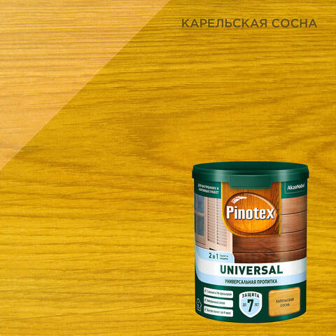 Универсальная пропитка на водной основе 2в1 для древесины Pinotex Universal / Пинотекс Универсал