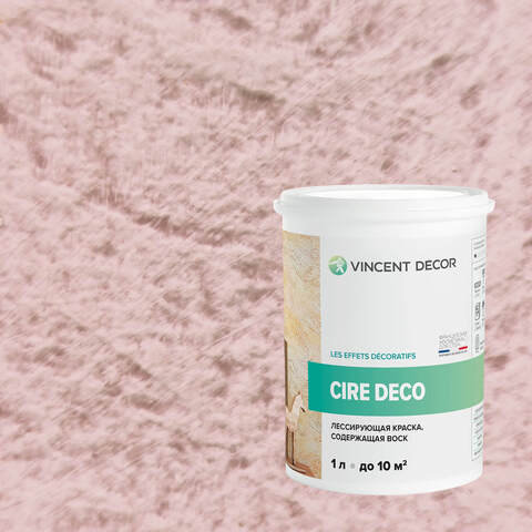 Краска декоративная лессирующая с воском Vincent Decor Cire Deco / Винсент Декор Сир Деко