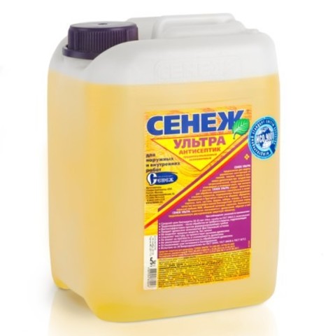 Антисептик трудновымываемыйдля древесины Сенеж Ультра