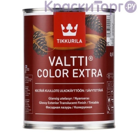 Лазурь фасадная для древесины Tikkurila Valtti Color Extra / Тиккурила Валтти Колор Экстра