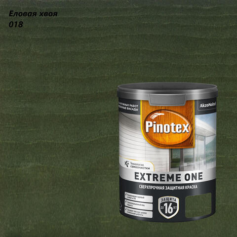 Краска сверхпрочная для деревянных фасадов Pinotex Extreme One / Пинотекс Экстрим Уан