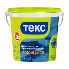 Краска интерьерная моющаяся Текс Универсал матовая