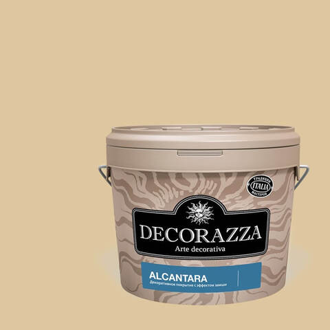 Декоративная штукатурка с эффектом замши и нубука Decorazza Alcantara / Декорацца Алькантара