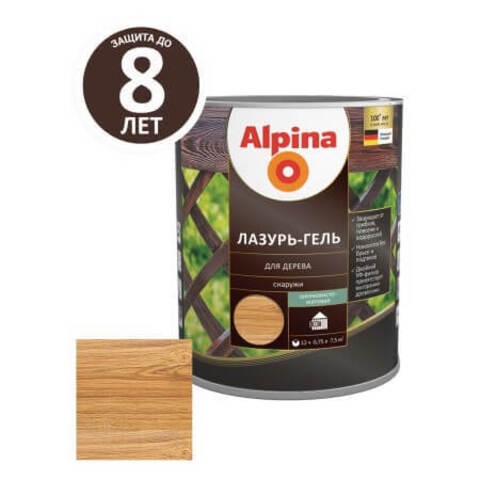 Лазурь-гель для дерева Alpina / Альпина