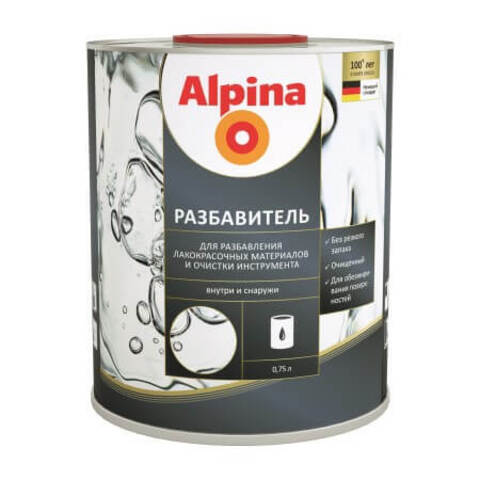 Разбавитель для лакокрасочных материалов Alpina / Альпина