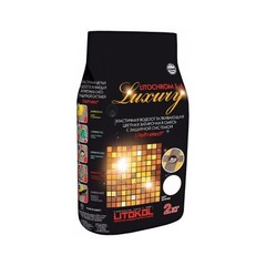 Затирка для плитки цементная Litokol Litochrom Luxury 1-6 / Литокол Литохром Лакшери