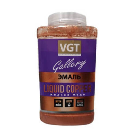 Эмаль перламутровая VGT Gallery Жидкий Металл / ВГТ
