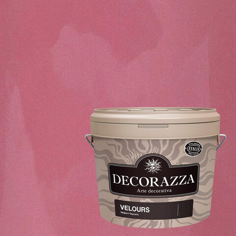 Декоративная штукатурка с эффектом мягкого нежного бархата Decorazza Velours / Декорацца Велюр