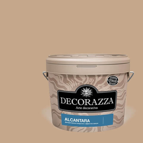 Декоративная штукатурка с эффектом замши и нубука Decorazza Alcantara / Декорацца Алькантара
