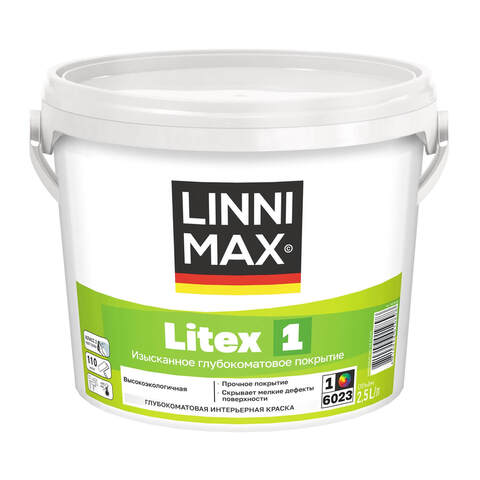 Краска латексная интерьерная Linnimax Litex 1 / Линнимакс Литекс 1