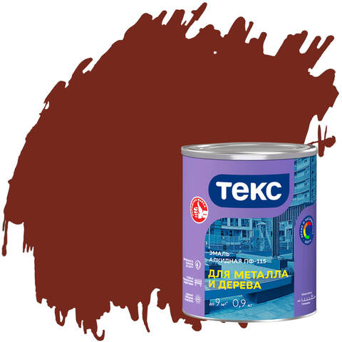 Эмаль алкидная ПФ-115 для дерева и металла Текс