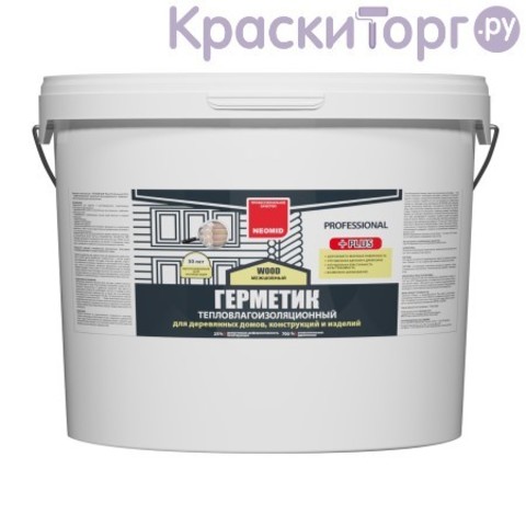 Герметик шовный для срубов Neomid Wood Professional Plus / Неомид Теплый Дом Плюс