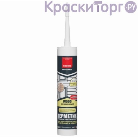 Герметик шовный для срубов Neomid Wood Professional Plus / Неомид Теплый Дом Плюс