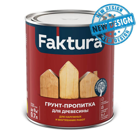 Грунт-пропитка для древесины Faktura / Фактура