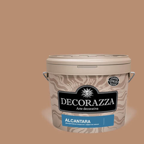 Декоративная штукатурка с эффектом замши и нубука Decorazza Alcantara / Декорацца Алькантара