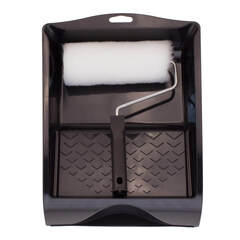 Набор валик с ручкой + ванночка для красок на водной основе Color Expert / Колор Эксперт