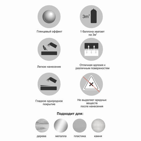 Лак аэрозольный бесцветный Monarca / Монарка