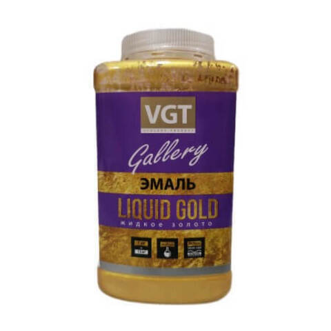 Эмаль перламутровая VGT Gallery Жидкий Металл / ВГТ