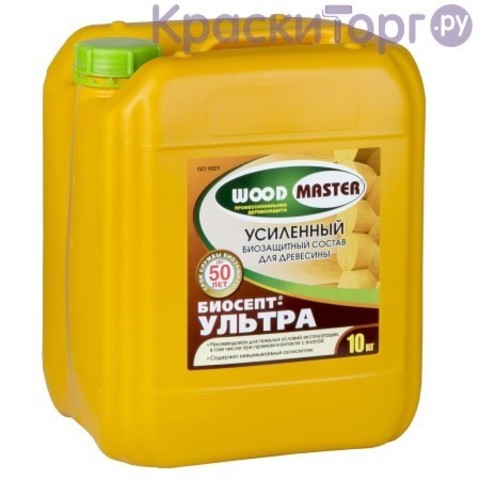 Состав антисептический пропиточный для древесины Woodmaster Биосепт-Ультра / Вудмастер