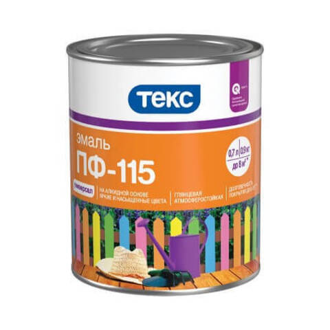 Эмаль универсальная ПФ-115 Текс Универсал глянцевая