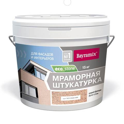 Штукатурка декоративная мраморная Bayramix Ecostone / Байрамикс Экостоун
