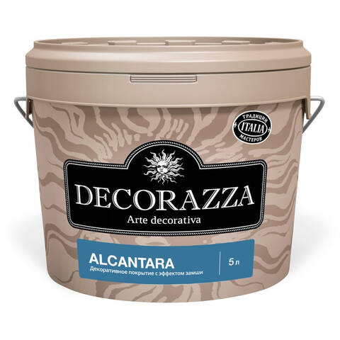 Декоративная штукатурка с эффектом замши и нубука Decorazza Alcantara / Декорацца Алькантара