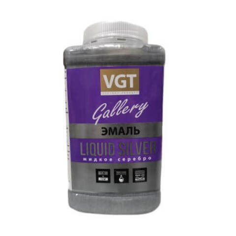 Эмаль перламутровая VGT Gallery Жидкий Металл / ВГТ