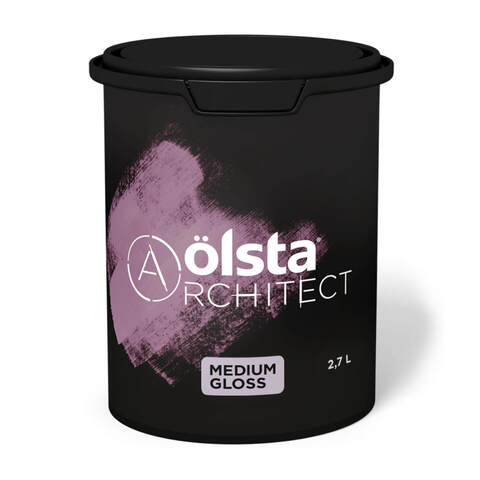 Краска интерьерная глянцевая Olsta Architect Medium Gloss / Ольста Архитект