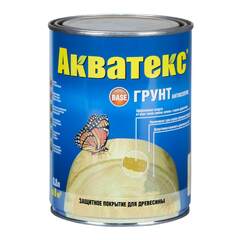 Защитный грунт-антисептик для древесины Акватекс