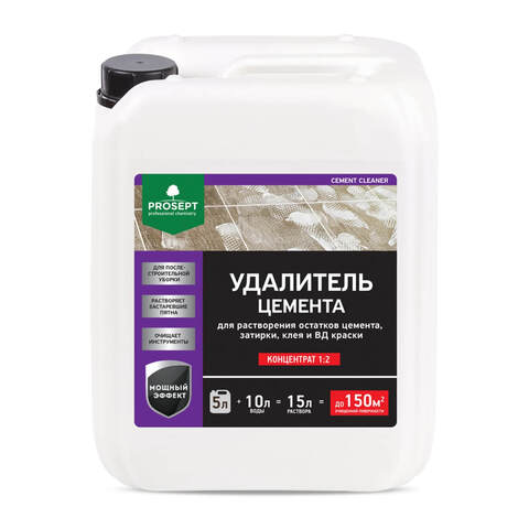 Удалитель цемента, затирки и клея Prosept Cement Cleaner / Просепт Цемент Клинер