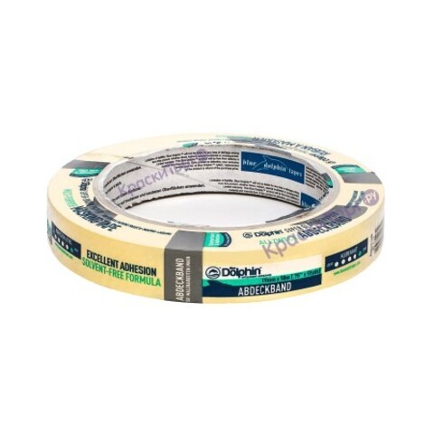 Лента малярная для ровных краев Blue Dolphin Masking Tape / Блю Долфин