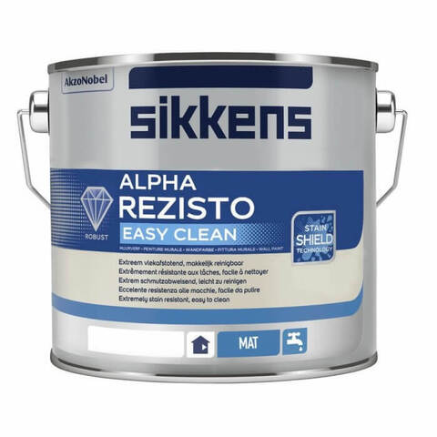 Краска износостойкая интерьерная Sikkens Alpha Rezisto Easy Clean / Сиккенс Альфа Резисто Изи Клин