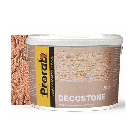 Штукатурка декоративная короед Prorab Оптима / Прораб