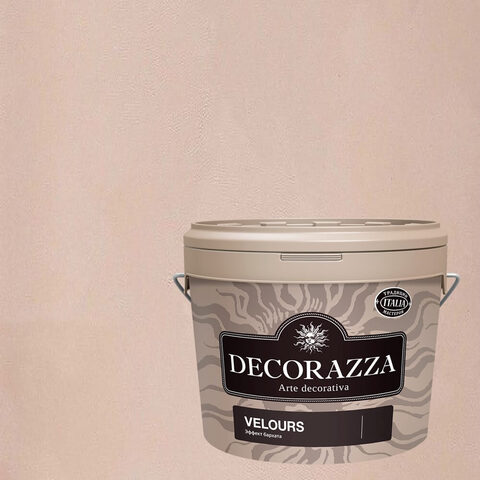 Декоративная штукатурка с эффектом мягкого нежного бархата Decorazza Velours / Декорацца Велюр