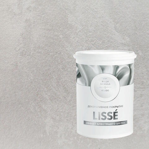 Декоративная штукатурка с эффектом блестящего шелка Vincent Decor Lisse / Винсент Декор Лиссе