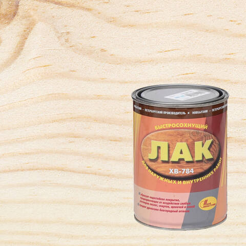Лак для тонирования и защиты изделий из дерева Новбытхим ХВ-784
