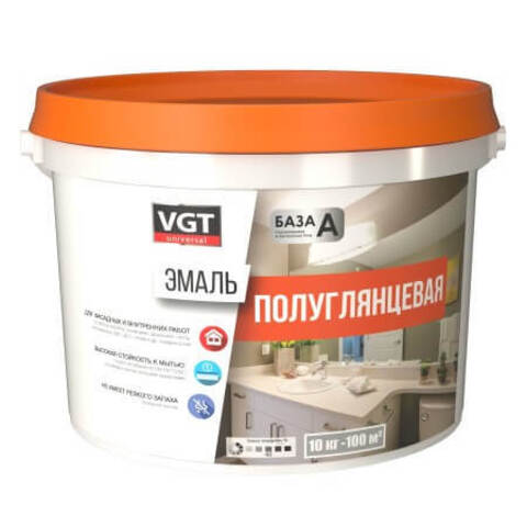 Эмаль универсальная полуглянцевая ВД-АК-1179 VGT / ВГТ