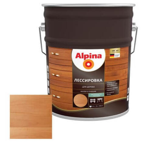 Лазурь лессирующая для дерева Alpina / Альпина